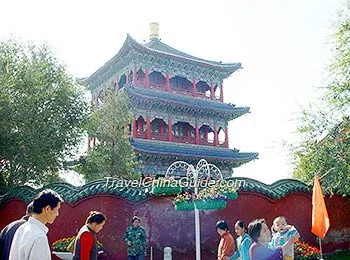 The tower on the top of the Red Hill